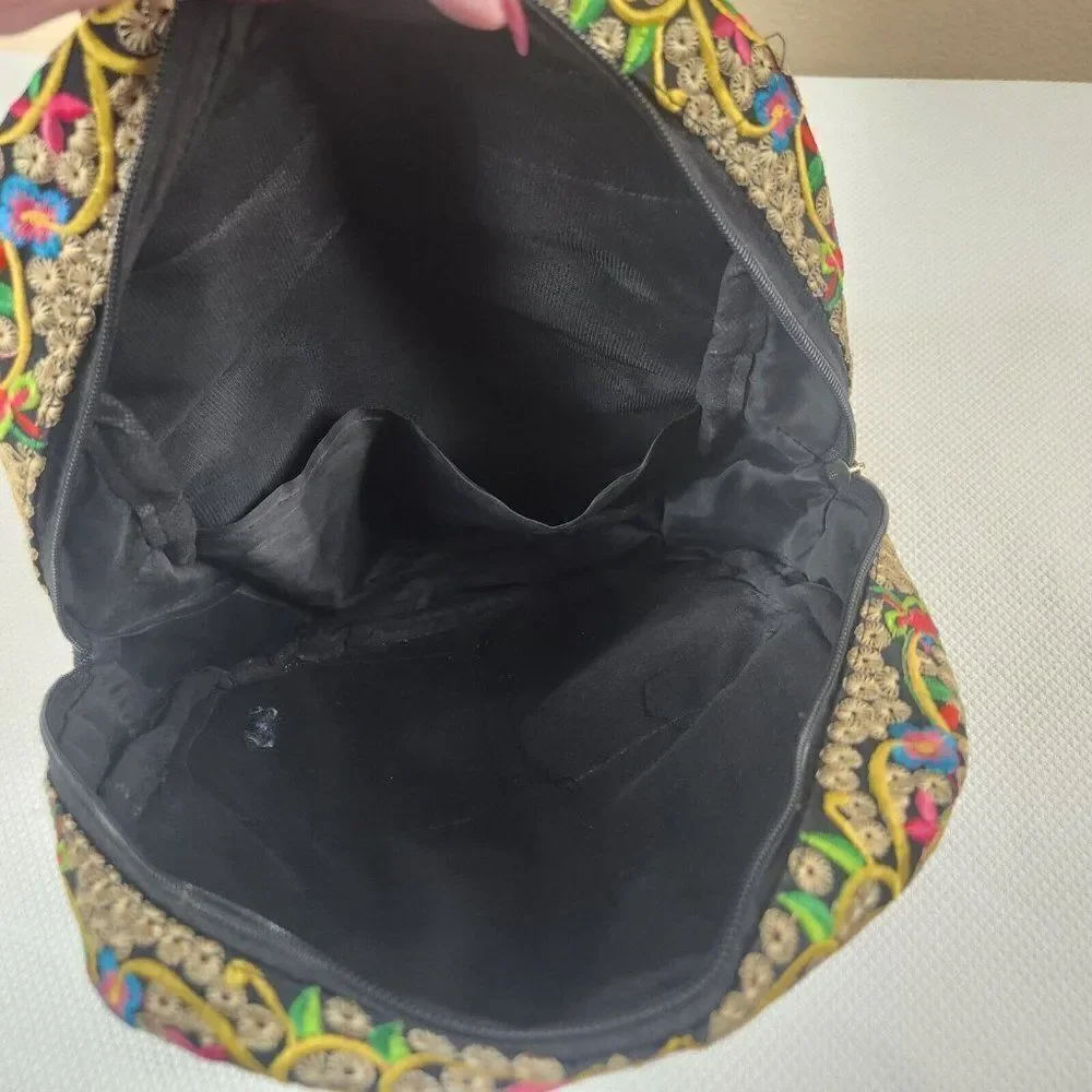 Unbranded black embroidered
